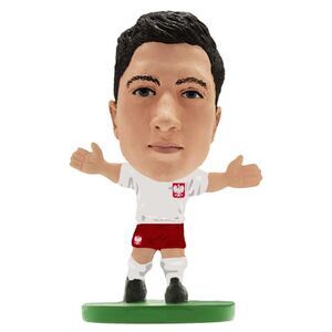 Poland Robert Lewandowski SoccerStarz Figurine / White/Red